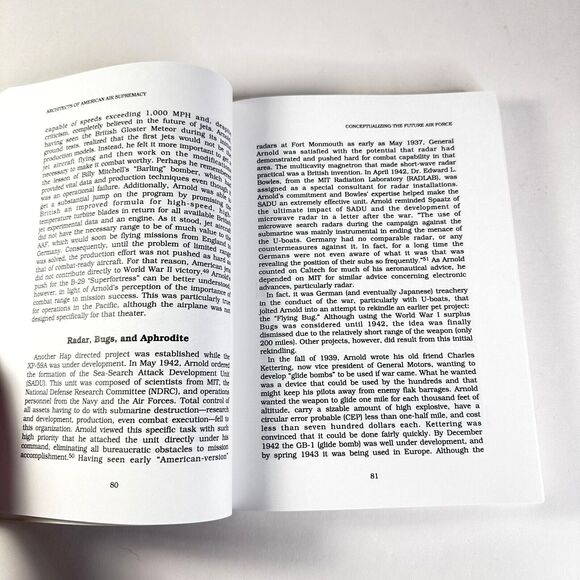 Book Architects of American Air Supremacy Hap Arnold Theodore von Karman Daso - Picture 8 of 12